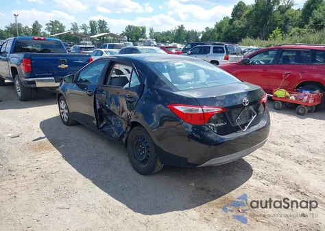 2014 Toyota Corolla Le из США, поврежденный, VIN 2T1BURHEXEC026894